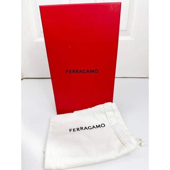 FERRAGAMO ROSA PINK ZARULA SLINGBACK PUMPS - Picture 8 of 9